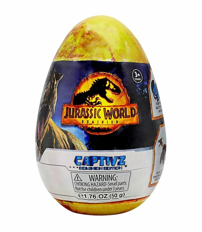 JURASSIC WORLD DOMINION CAPTIVZ SURPRISE SLIME EGG ASSORTED STYLES