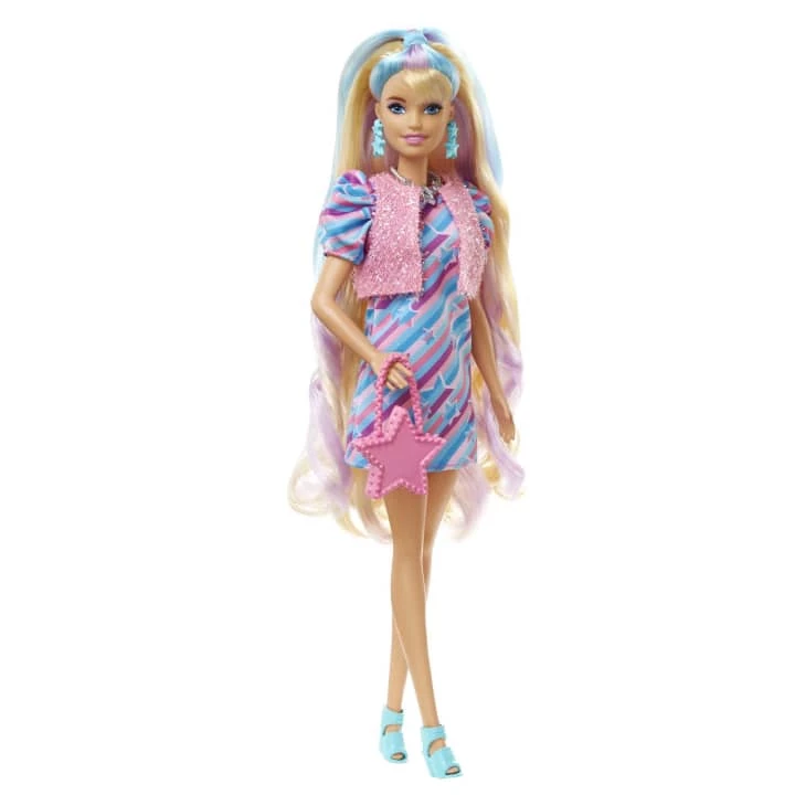 BARBIE TOTALLY HAIR DOLL STAR THEMED - Image 3