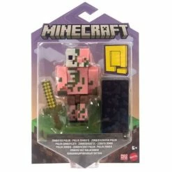 MINECRAFT CRAFT-A-BLOCK FIGURE BUILD-A-PORTAL PIGLIN BRUTE