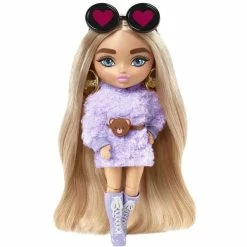 BARBIE EXTRA MINIS DOLL PURPLE OUTFIT