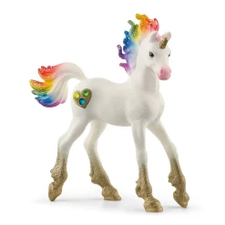SCHLEICH BAYALA RAINBOW LOVE UNICORN FOAL (YELLOW DOT)