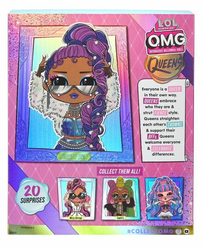 LOL SURPRISE O.M.G. QUEENS DOLL RUNWAY DIVA - Image 4
