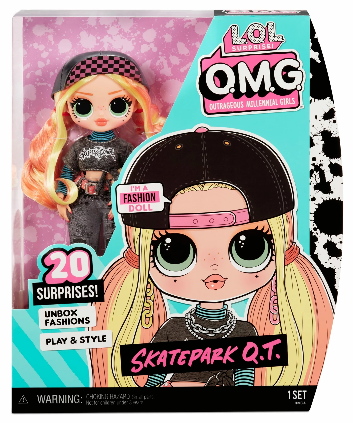 LOL SURPRISE O.M.G. CORE DOLL SKATEPARK Q.T.