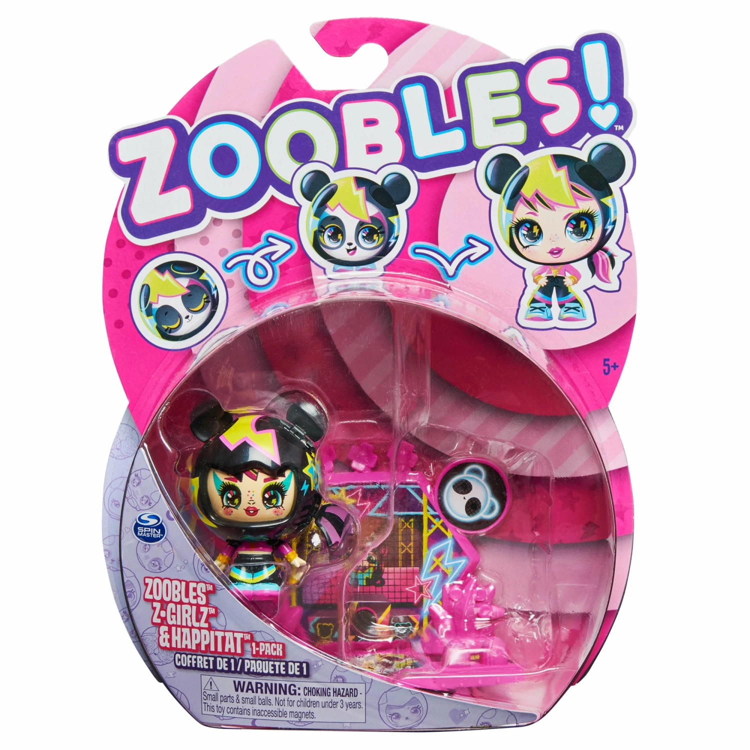 ZOOBLES GIRL HAPPITAT 1 PACK BAM BOP