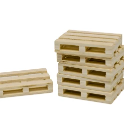 Toyworld WOODEN PALLETS 8 PIECES