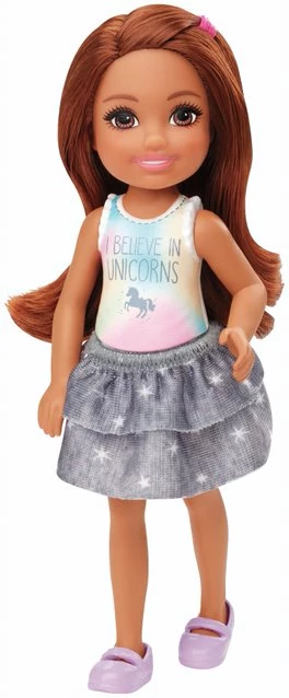 BARBIE CLUB CHELSEA DOLL I BELIEVE IN UNICORNS T-SHIRT - Image 2