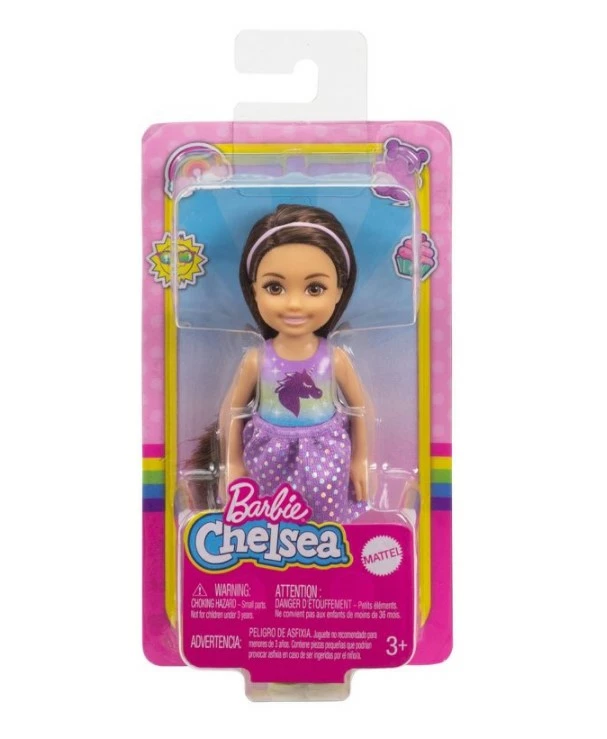 BARBIE CLUB CHELSEA DOLL TIE-DYE UNICORN T-SHIRT - Image 2