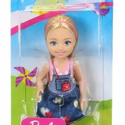 BARBIE CLUB CHELSEA DOLL HEARTS DENIM SKIRT