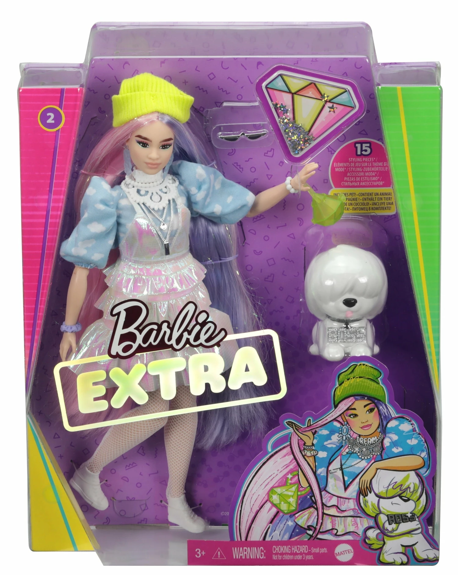 BARBIE EXTRA DOLL #2 DIAMOND - Image 2