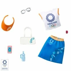 BARBIE STORYTELLING TOKYO 2020 FASHION PACK OYLMPIC GRAPHICS T-SHIRT & SKIRT