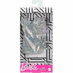 BARBIE FASHIONS SILVER SPARKLE DRESS