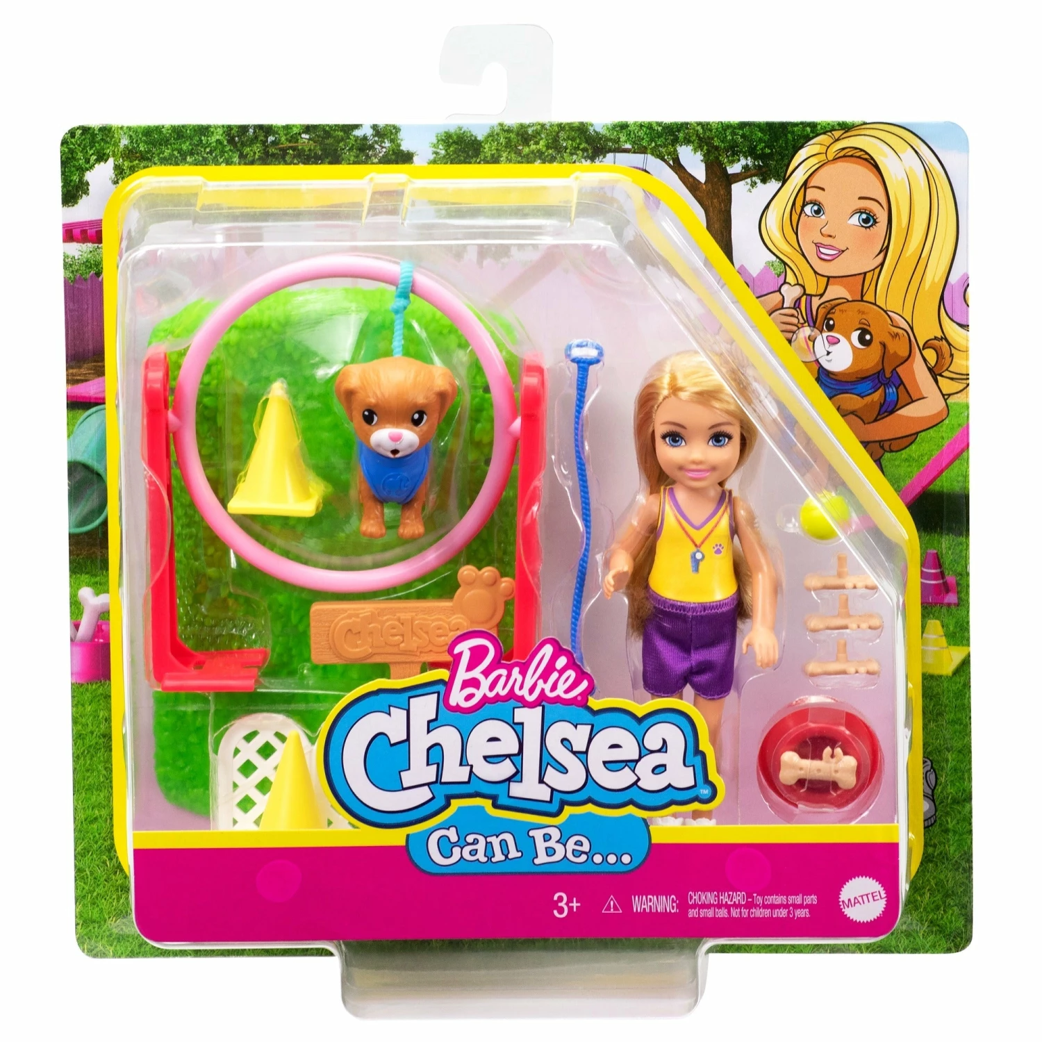 BARBIE CHELSEA CAN BE... DOLL AND PLAYSET DOG TRAINER