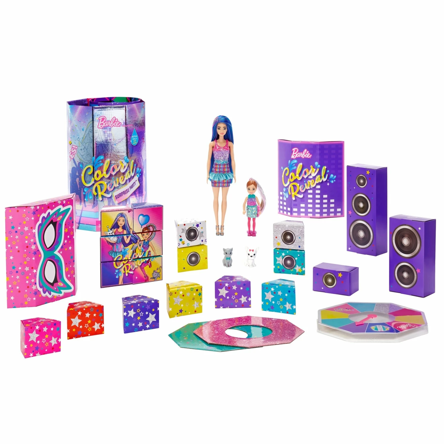 BARBIE COLOUR REVEAL SURPRISE PARTY DOLLS AND ACCESSORIES - Image 2