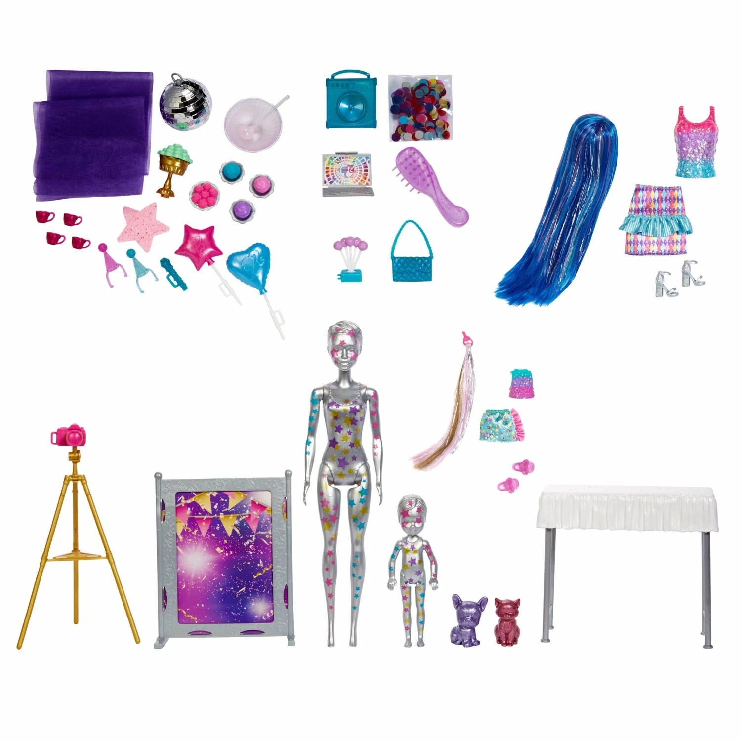 BARBIE COLOUR REVEAL SURPRISE PARTY DOLLS AND ACCESSORIES - Image 9