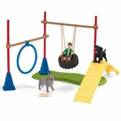 SCHLEICH FARM WORLD PUPPY AGILITY TRAINING