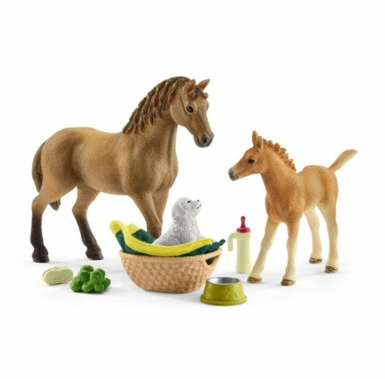 SCHLEICH HORSE CLUB SARAH'S BABY ANIMAL CARE
