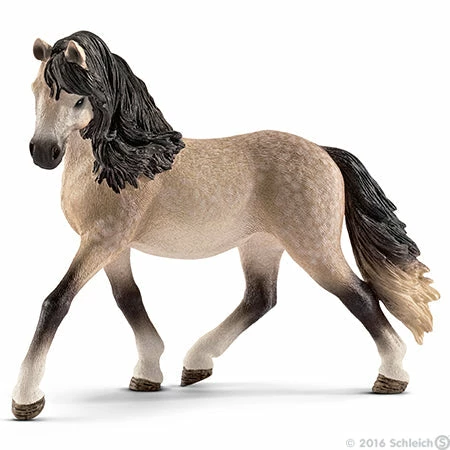 SCHLEICH ANDALUSIAN MARE (GREY DOT)
