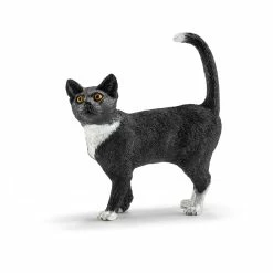 SCHLEICH CAT STANDING (GREEN DOT)