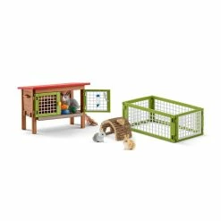 SCHLEICH FARM WORLD RABBIT HUTCH