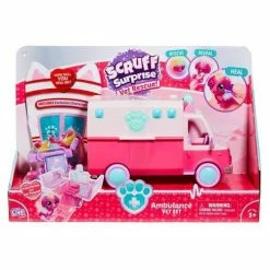 LITTLE LIVE PETS SCRUFF SURPRISE VET RESCUE AMBULANCE VET SET