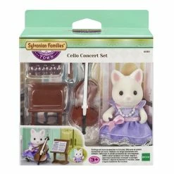 SYLVANIAN FAMILIES TOWN CELLO CONCERT SET