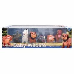 PETERKIN BABY WILDLIFE ANIMAL SET 6 PIECES