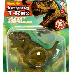 TOYWORLD REDBOX PRE-HISTORIC TIMES WIND UP JUMPING T-REX ASSORTED STYLES