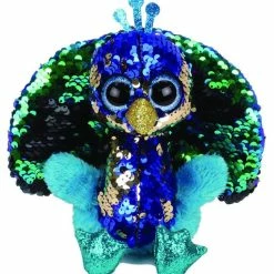 TY BEANIE BOOS FLIPPABLES TYSON THE PEACOCK