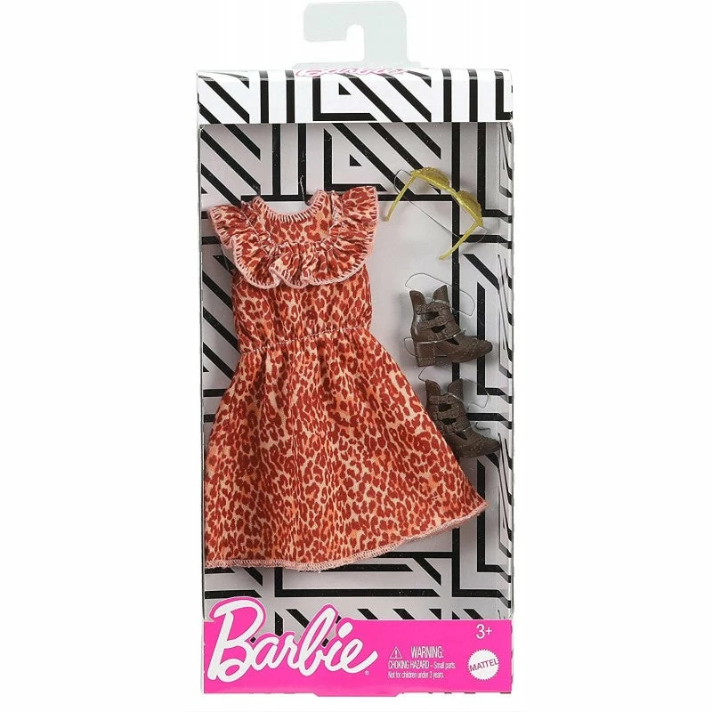 BARBIE FASHIONS LEOPARD PRINT DRESS