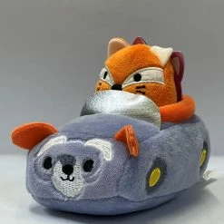 SQUISHMALLOWS SQUISHVILLE MINI SQUISHMALLOW IN VEHICLE PURPLE CAR