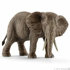SCHLEICH AFRICAN ELEPHANT FEMALE (BROWN DOT)